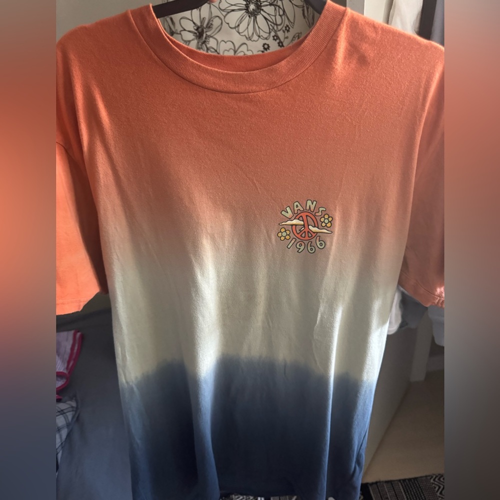 Vans 1966 Peach and Navy Gradient Tee